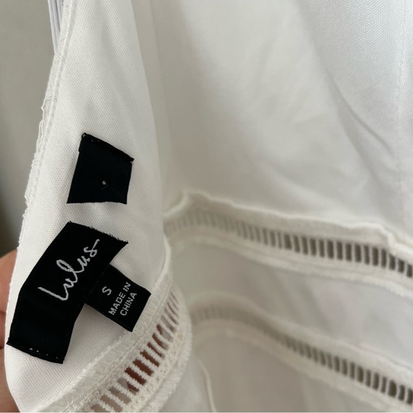 NWOT Embracing Romance Ivory Lace Backless Jumpsuit - Picture 8 of 8